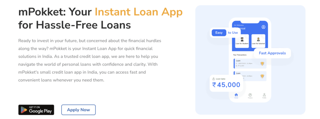 mPokket Loan details hindi 