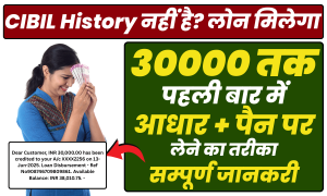 Low CIBIL History Loan